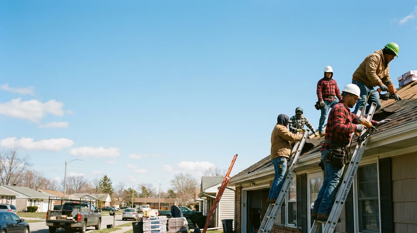 Roofing in The Plains, OH near me